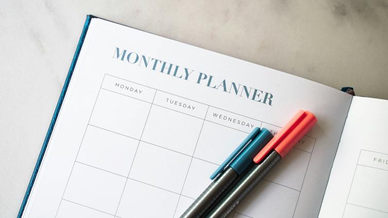 Monthly planner